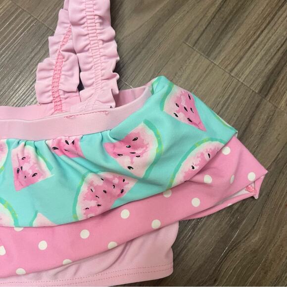 Matilda Jane Size 6 pink watermelon swimsuit top only - Picture 4 of 5